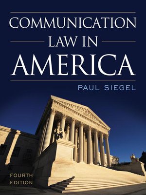 cover image of Communication Law in America